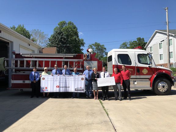 TCU donates $2500 to fund aerial fire truck